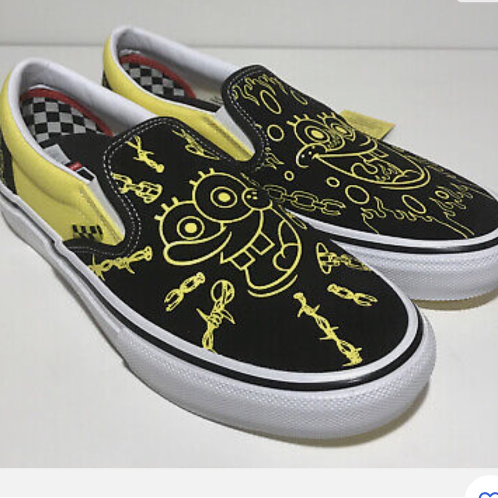 SpongeBob x Slip on Vans
